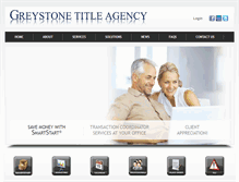 Tablet Screenshot of greystonetitle.com
